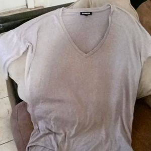 Express tan/brown shirt